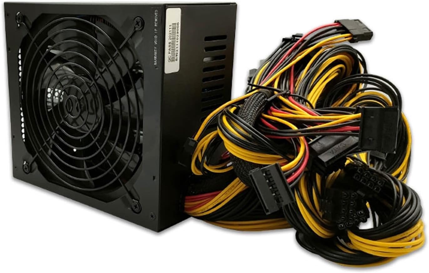 2000W Bitcoin Mining PSU PC Power Supply Review Building A 6 GPU